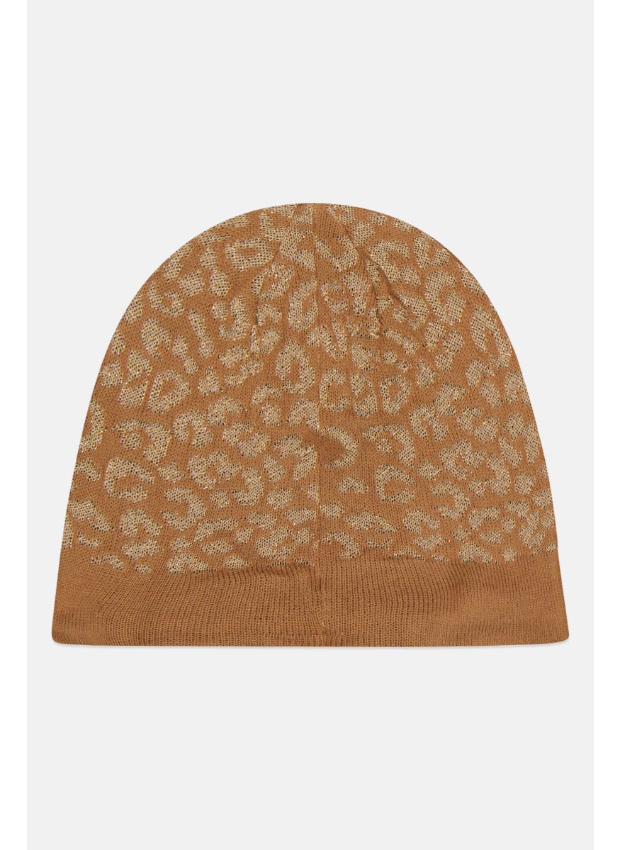 Michael Kors - Women Metallic Print Bennie, Tan - Image 1
