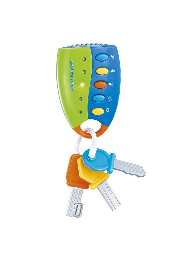 STJOYOPY Musical Smart Remote Car Key Toy with Sound and Light for Baby, Kids and Toddlers (Not Included Batteries) (Blue)… - Image 1