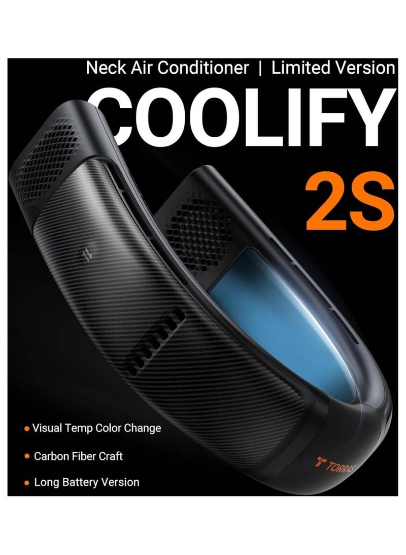 توريس COOLIFY 2S Limited Version Neck Air Conditioner,Long Battery Version portable neck fan  - Image 2