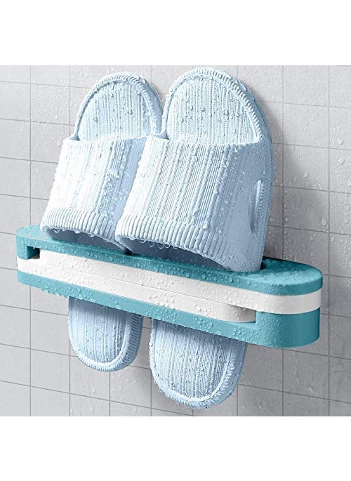 svk dream SVK Dream Shoes Rack Organizer Mounted Wall Storage Shelf Shoe Holder Keeps Any Shoes Off the Floor (Set of 2pc)  - Image 2