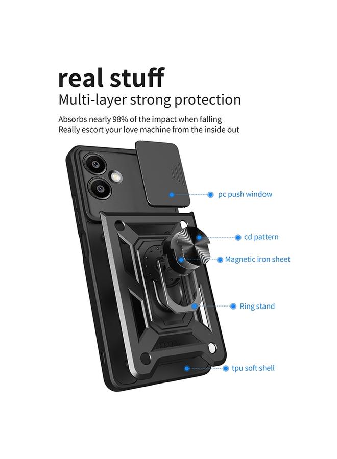 S-TOP Case For Samsung Galaxy A06 4G Sliding Camera Cover Design TPU+PC Phone Case - Image 3