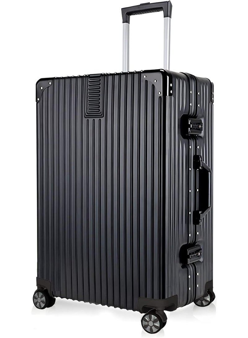 Favarey 28" Luggage Suitcases with Universal Wheels PC+ABS Durable Hardshell Luggage Black - Image 1