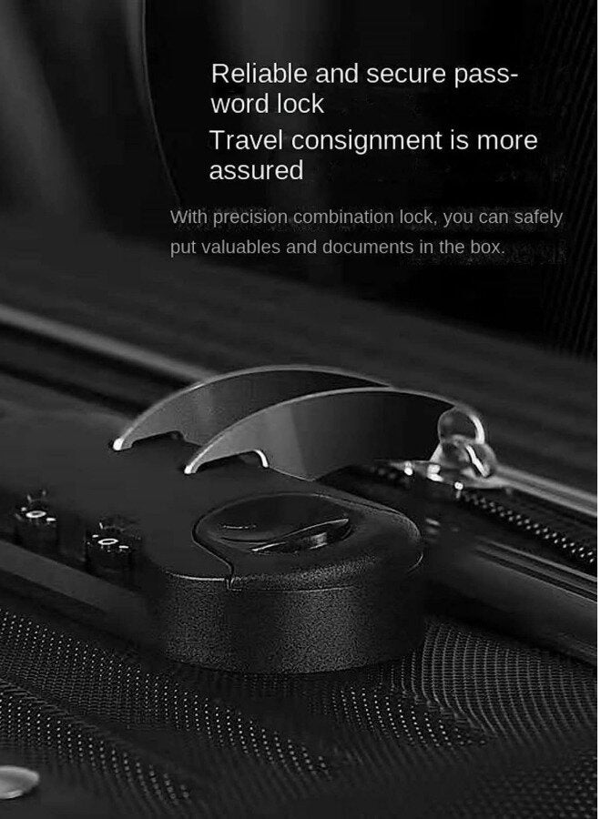 Favarey 28" Luggage Suitcases with Universal Wheels PC+ABS Durable Hardshell Luggage Black - Image 5