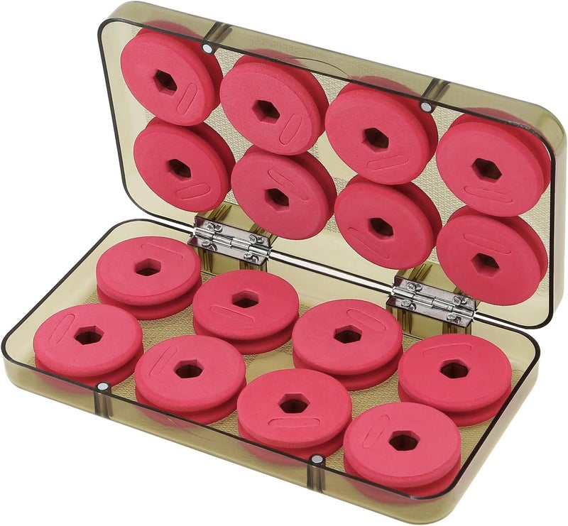 OriGlam 16pcs Fishing Foam Spools & Board - Fishing Line Organizer Accessories - Image 1