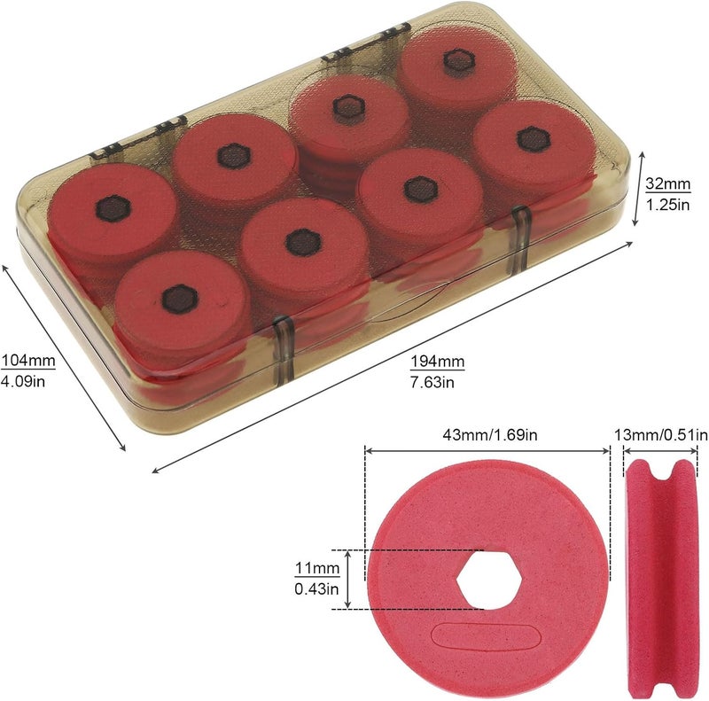 OriGlam 16pcs Fishing Foam Spools & Board - Fishing Line Organizer Accessories - Image 5