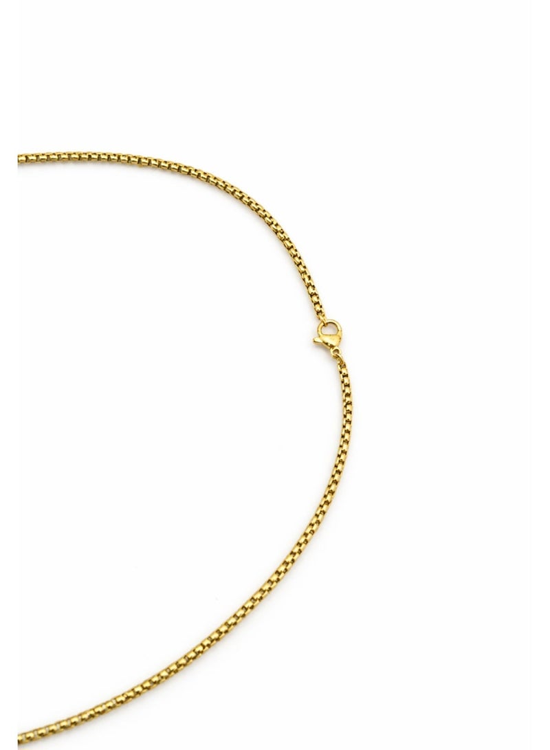 Men Stainless Steel Chain Necklace with Pendant, 60 cm - Image 3