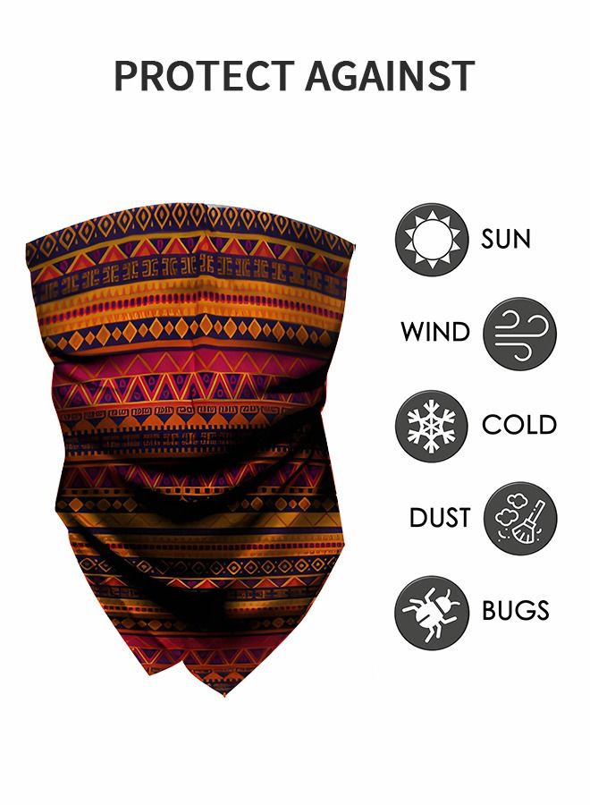 GROIC 5pcs Cooling Neck Gaiter Camo Face Mask, UV Protection Ice Silk Hood, Sunscreen Breathable Bandana, Windproof Mask Cycling Supplies Sports Gear  - Image 2