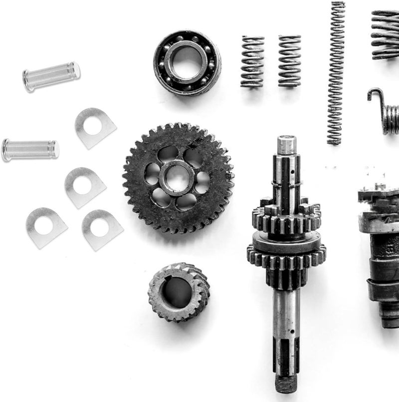 Happyyami Motorcycle Footrest Pedal Bolt Peg Mount Screw Kit with Retaining Ring and Spring Washer Foot Peg Mounting Pins Set - Image 3