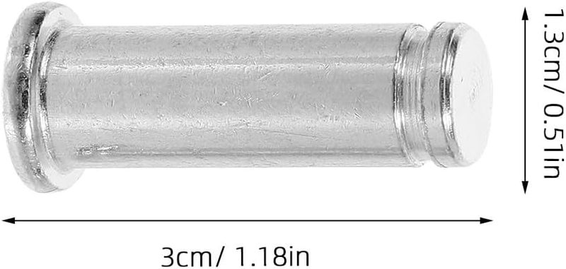 Happyyami Motorcycle Footrest Pedal Bolt Peg Mount Screw Kit with Retaining Ring and Spring Washer Foot Peg Mounting Pins Set - Image 2