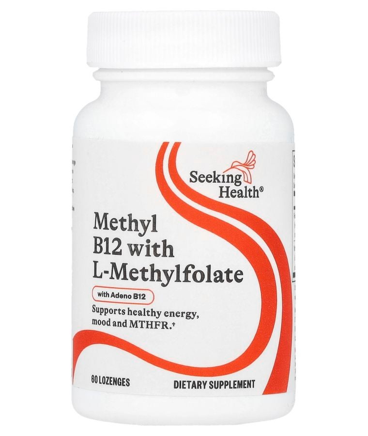 Seeking Health Methyl B12 with L-Methylfolate  60 Lozenges