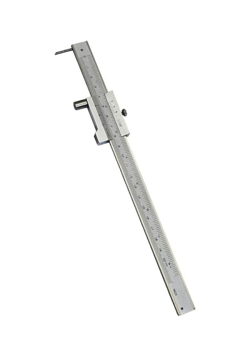 Parallel Scribing Caliper 0-200mm Stainless Steel Scribing Vernier Caliper Silver - Image 3