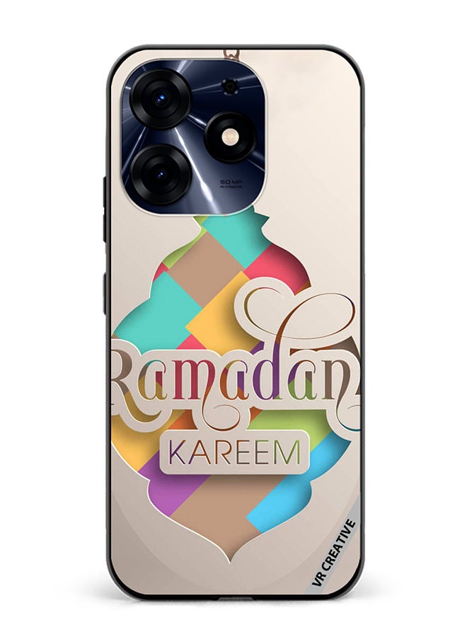 VR CREATIVE Protective Case Cover For Tecno Spark 10 Pro Ramadan Kareem Design Multicolour - Image 1