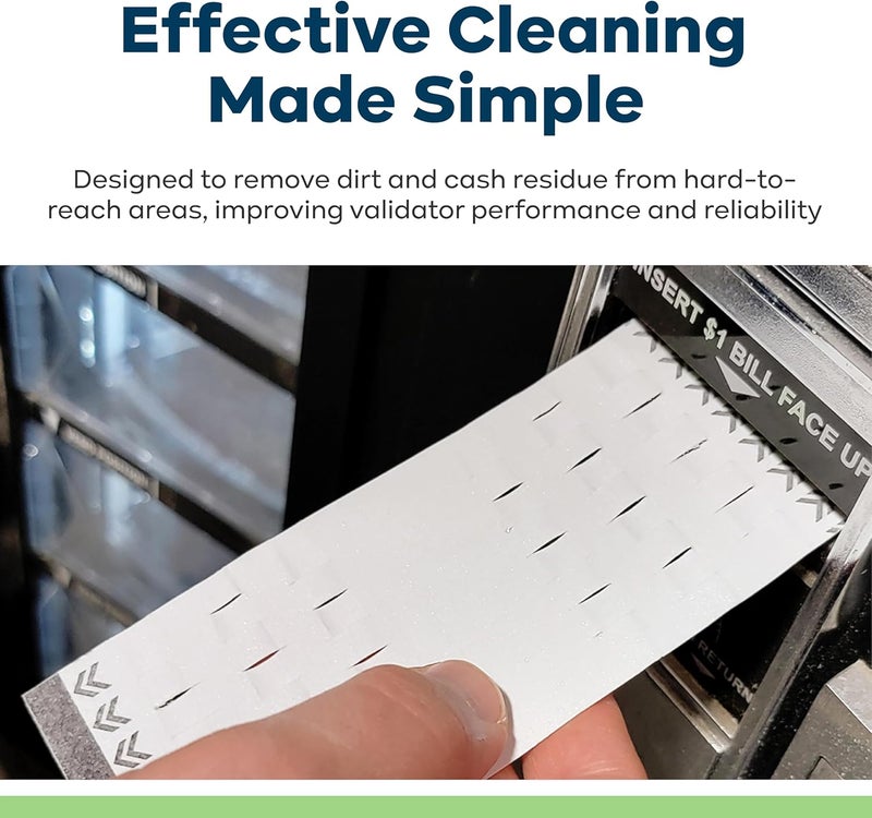 Waffletechnology KICTeam Cleaning Cards for Bill Acceptors (15 Cards) - Includes Magnetic Stripe for Universal Acceptance - Presaturated with MiracleMagic - Made in USA - Image 4