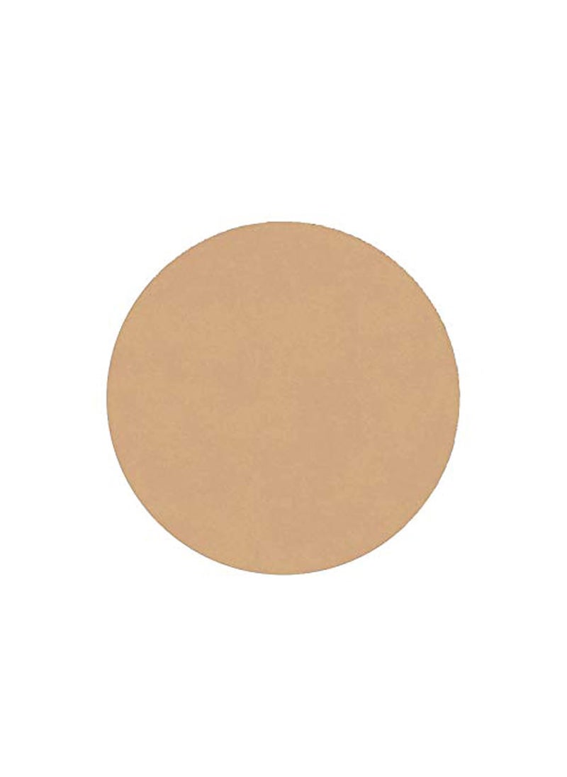Generic SVELASER Round Circle 3mm MDF Board Pack of 12 Sheets 2 inch x 2 inch  - Image 1
