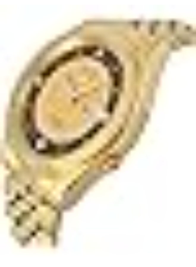 سيكو ساعة سيكو 5 أوتوماتيكية للرجال بمينا ذهبي SNKC36J1 - Image 2