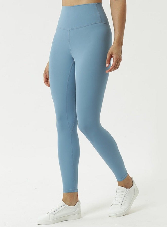 Loquat Yoga Tight Fitting Stretch Soft Pants Blue  - Image 1