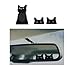 MAKTEM 4 PCS Cute Kitty Cat Mirror Decals for Car Rearview Mirror Peeking Vinyl Sticker Car Acceesories Car Decals for Women Girls Small Sticker for Laptop Hard case Waterbottle CAT - Image 2