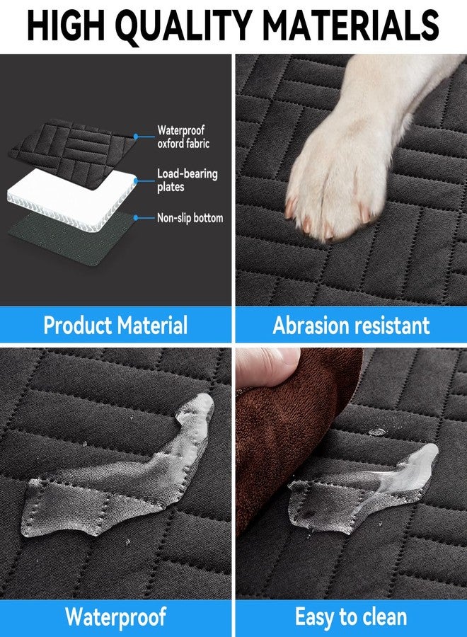 إيب موسع المقعد الخلفي للكلاب من ABE، وبطانة صندوق السيارة للسيارات الرياضية متعددة الاستخدامات، وغطاء مقعد السيارة الخلفي للكلاب ذو القاعدة الصلبة، وأرجوحة الكلاب للسيارة، وسرير الكلاب للسيارات الرياضية متعددة الاستخدامات/السيارات (أسود) - Image 5