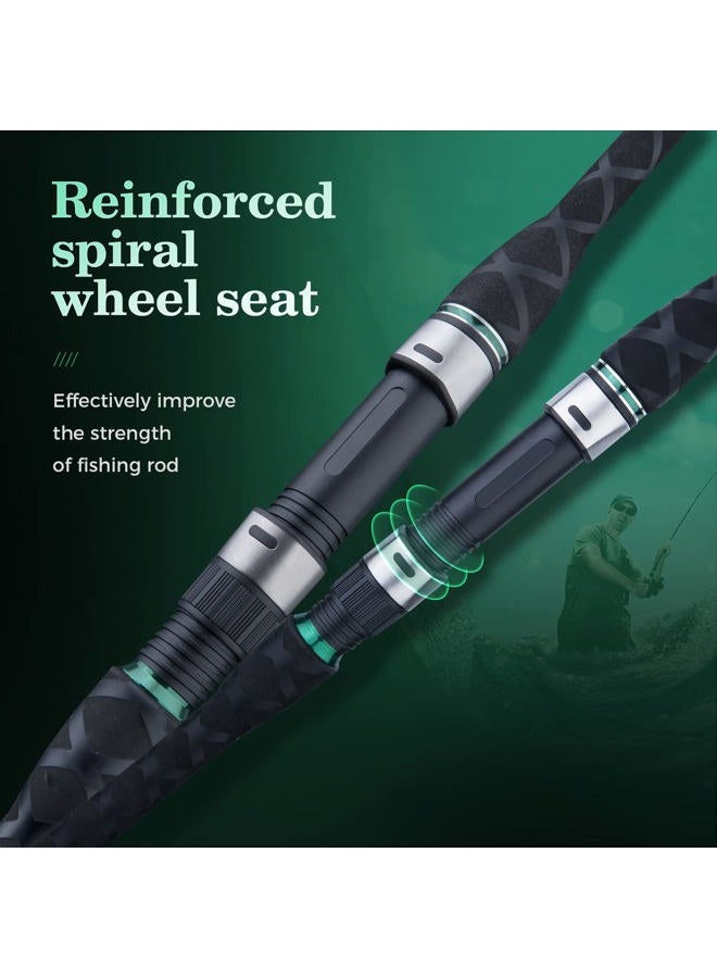 BERRYPRO Surf Spinning Rod IM8 Carbon Surf Fishing Rod (9'/10'/10'6''/11'/12'/13'3'') (11'-Casting-2pc) - Image 3