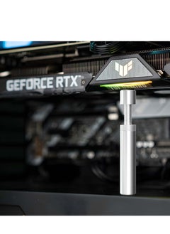 KASTWAVE Graphics Card GPU Support Bracket, Adjustable Height GPU Sag Stand Bracket with Magnet and Non-Slip Sheet, GPU Holder for Prevent Universal VGA Graphics Card Sag Enhance Stability, L  - Image 2