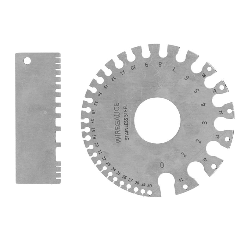 Steel Diameter Ruler Gauge Pocket Size Lightweight for Woodworking Workshop - Image 4