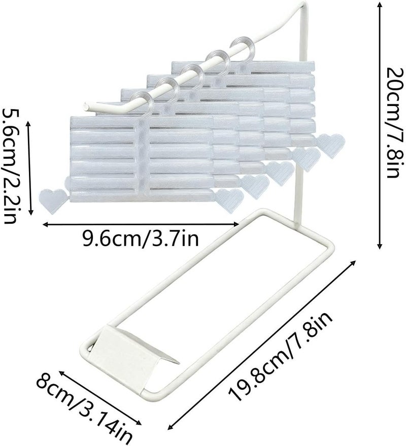 Nail Transfer Foil Storage Organizer, Portable 3D Printed Organizer with Base,Nail Transfer Paper Case - for Manicure Home Travel Wedding Bridal Spa Grooming Party Holiday Daily - Image 5