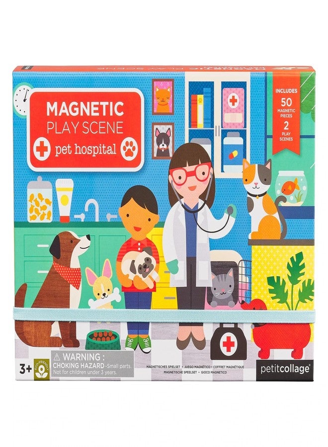 Petit Collage Mag Play Scene Pet Hospital - Image 1