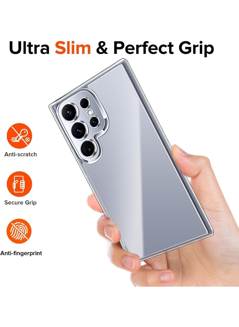 Muzz Case Compatible with Samsung Galaxy S26 Edge Case with Camera Protection TPU Silicone Crystal Clear Soft Cover Flexible Transparent Shockproof Case Cover For Samsung Galaxy S26 Edge - Image 3