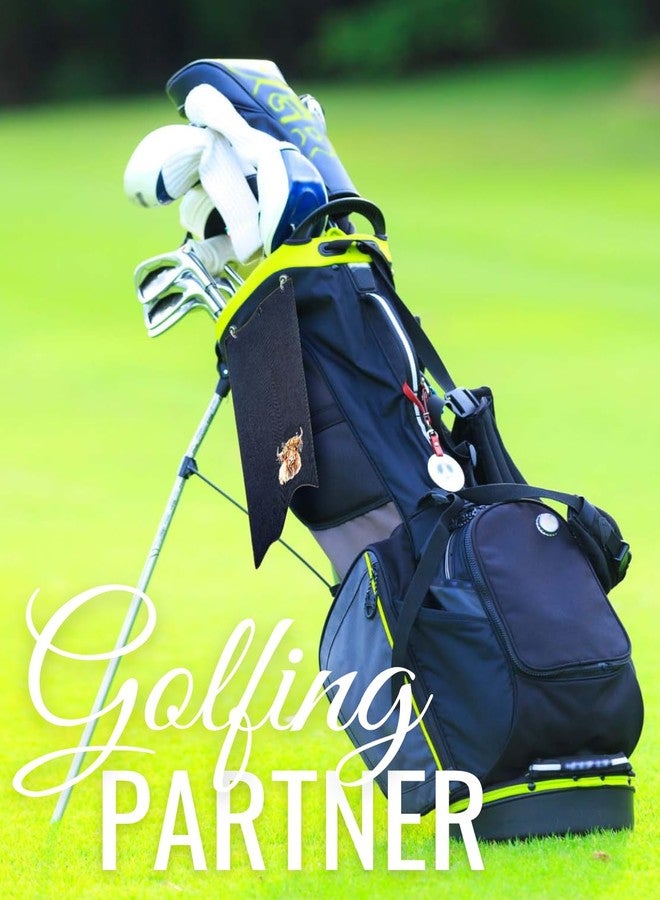 CybGene Highland Cow Gifts Golf Towel, Gifts for Highland Cow Lovers, 15.7“x23.6” Microfiber Golf Towel for Golf Bags for Birthday, Christmas - Image 3