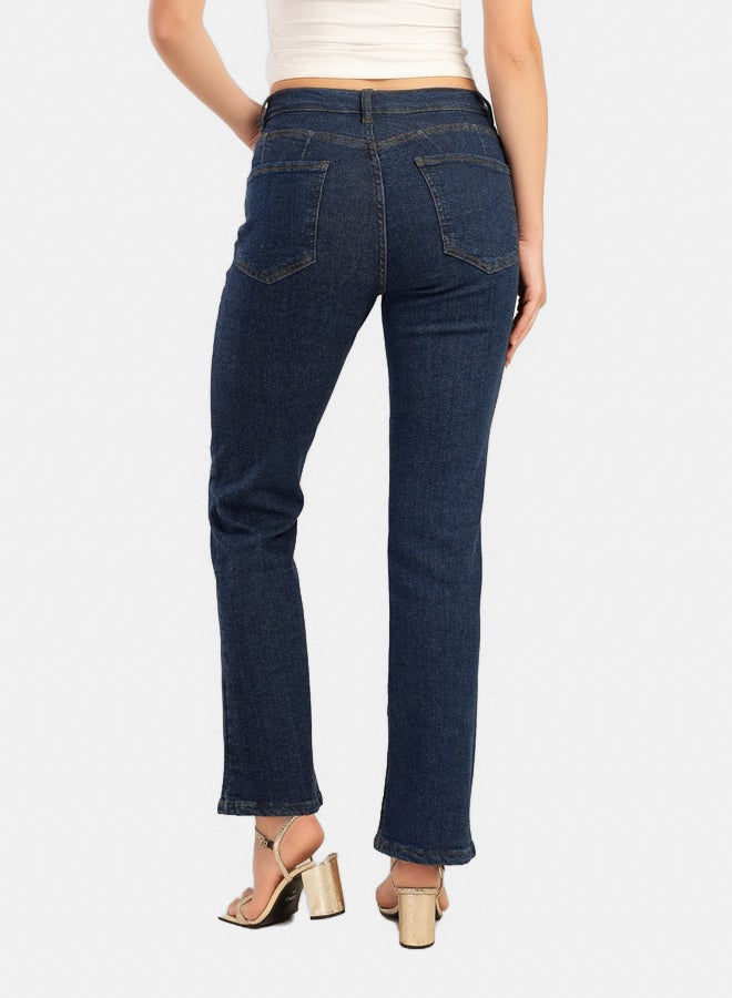 Carina Classic Cotton Flare Jeans - Image 3