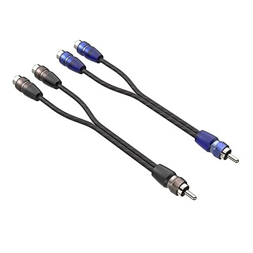 ROCKRIX موصل كابل محول Y RCA 2 أنثى إلى 1 ذكر ROCKRIX 0.6 قدم (عبوة 2) - Image 1