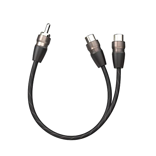 ROCKRIX موصل كابل محول Y RCA 2 أنثى إلى 1 ذكر ROCKRIX 0.6 قدم (عبوة 2) - Image 2