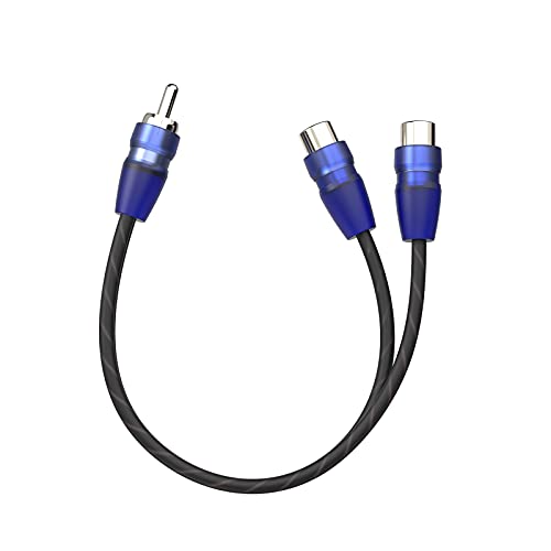 ROCKRIX موصل كابل محول Y RCA 2 أنثى إلى 1 ذكر ROCKRIX 0.6 قدم (عبوة 2) - Image 3