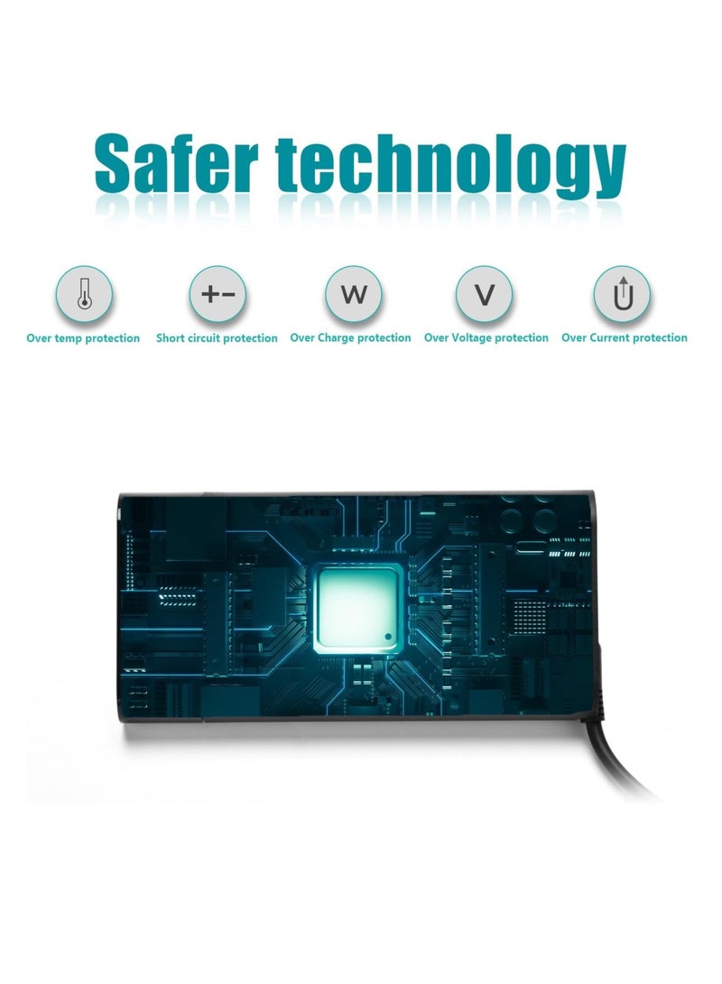 شاحن تيار متردد بقدرة 150 واط مناسب لاجهزة اتش بي زي بوك سلسلة 15 G3 G4 G5 G6 15u HSN-C03C وزي 15v x360 سلك توصيل طاقة اللابتوب والكمبيوتر موصل - Image 3