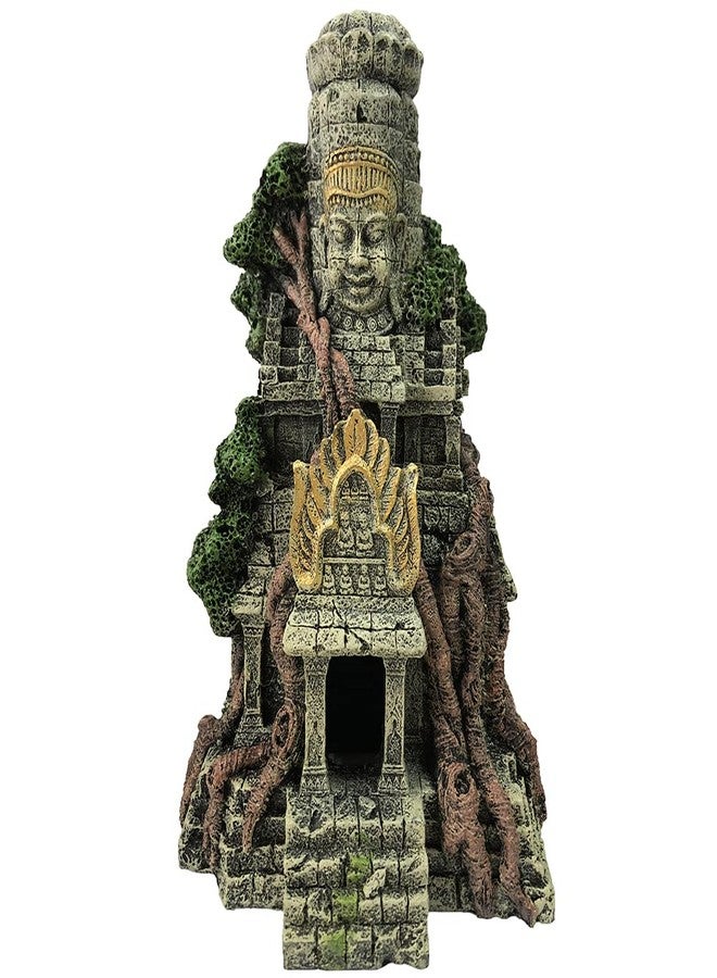 SLOCME Aquarium Angkor Wat Buddha Statue Temple Decorations - Fish Tank Zen Ornament Buddha Decor Bring Good Luck - Image 1
