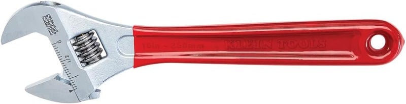 Klein Tools 10-Inch Adjustable Wrench Extra Capacity D507-10 - Image 5