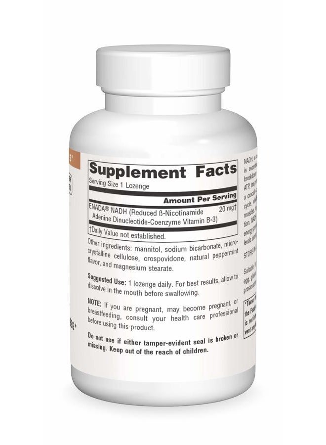 Source Naturals Nadh Boost Energy and Mental Alertness- 10 Tablets (12105030,20mg) - Image 3