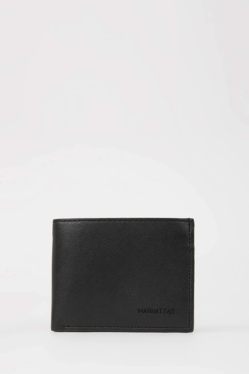 ديفاكتو Man Faux Leather Wallets