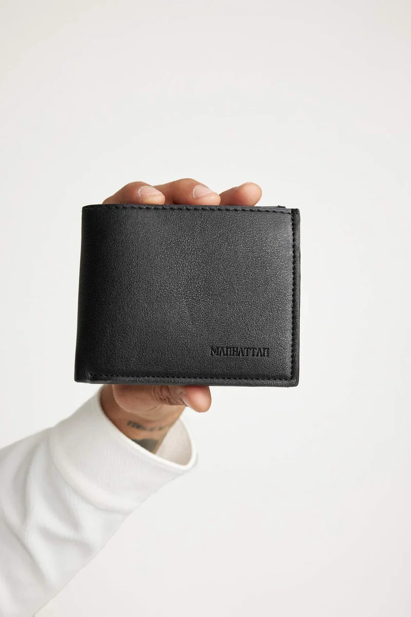 ديفاكتو Man Faux Leather Wallets