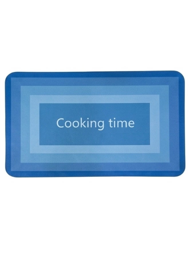 Happy Home 2 Pieces Kitchen Floor Mats, Super Absorbent Bathroom Mat, Washable Kitchen Rug, Diatom Mud Non-Slip Floor Mat for Office, Laundry, Bathroom (Size(38x57)+(38x116)cm) - Image 3