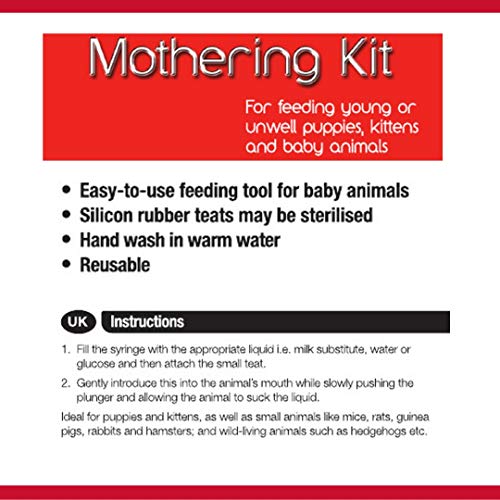 Mikki Dog, Puppy, Cat, Kitten Mothering Kit, Feeding and Medicine Syringe for Young/Unwell Animals - Image 4