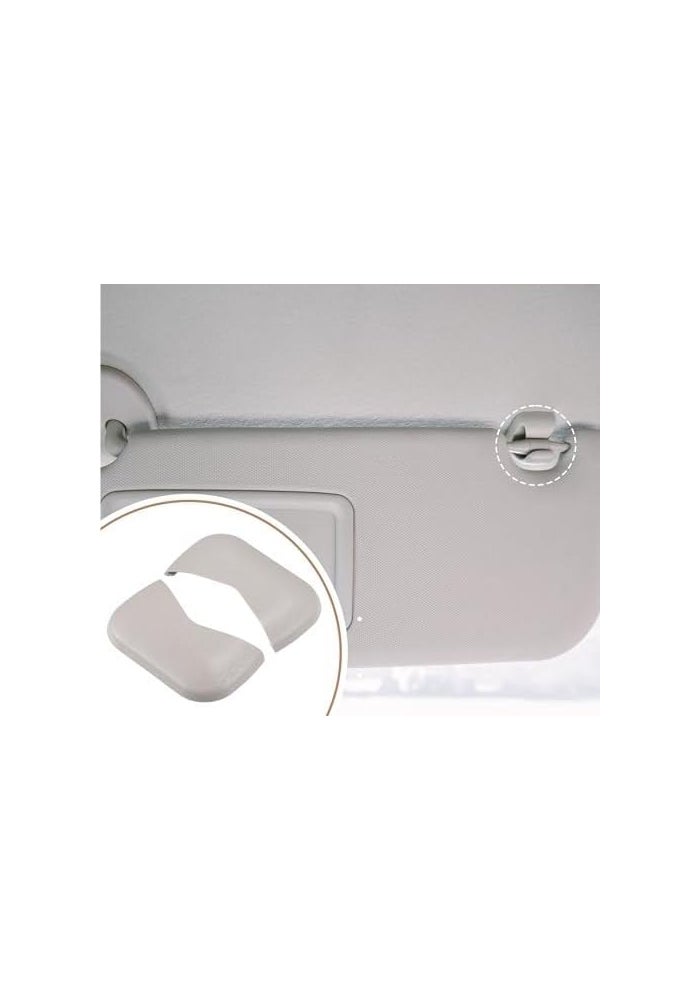 Yurefax Gray ABS Sun Visor Bolt Cover for Nissan - Image 5