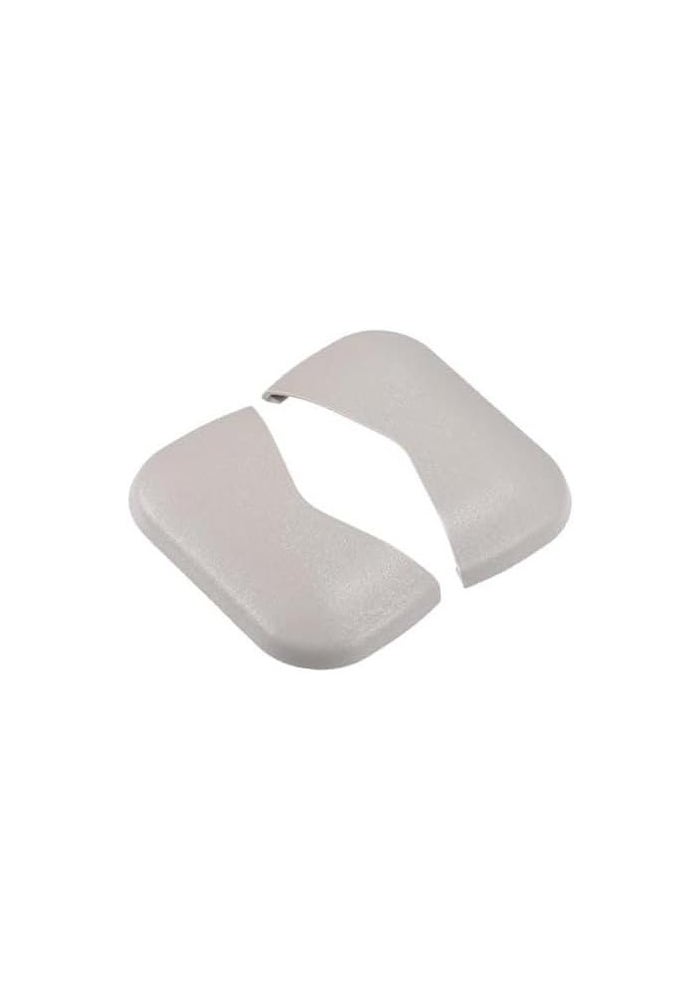 Yurefax Gray ABS Sun Visor Bolt Cover for Nissan - Image 1