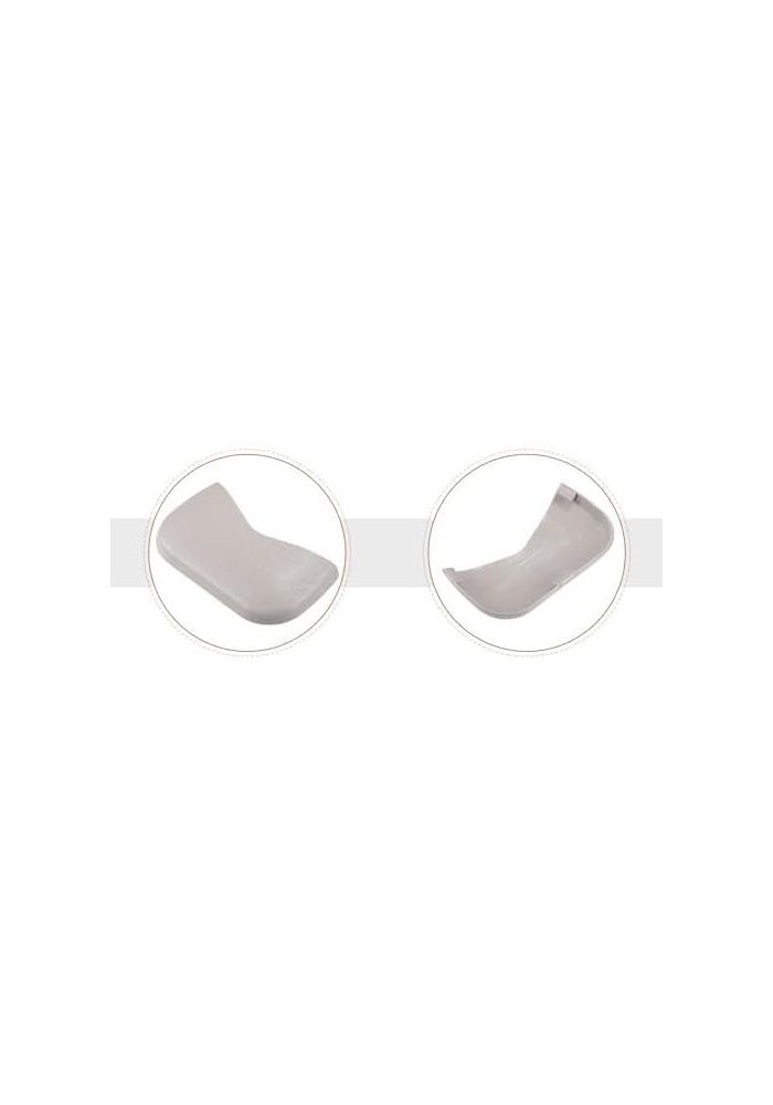 Yurefax Gray ABS Sun Visor Bolt Cover for Nissan - Image 3