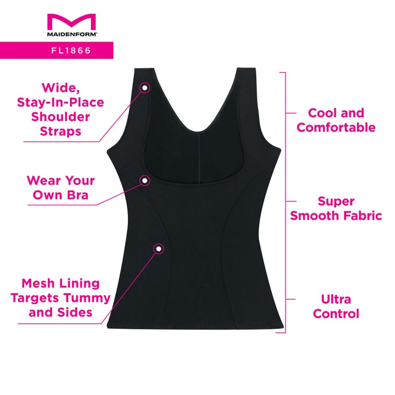 Maidenform Womenâ€™s Wear Your Own Bra Shapewear Fajas Torsette FL1866 - Image 3