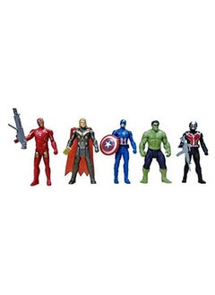 SFR SFR Shree Sai International Action Justice Super Heroes Figures Toys Play Set for Kids with LED Light for Children Kids Ages 4 and Up - 14-cm (AVENJER Four Age of ULTRAN)  - Image 5