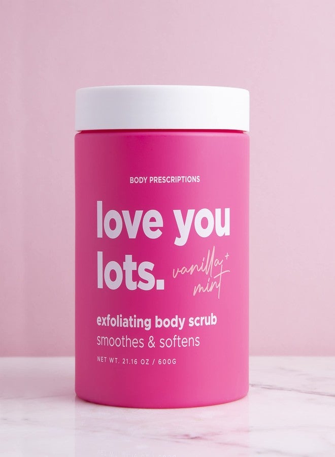 Body Prescriptions Exfoliating Body Scrub - Body Cleanser for Nourished, Ultra-Smooth Skin, Vanilla and Mint (Love You Lots) - Image 2
