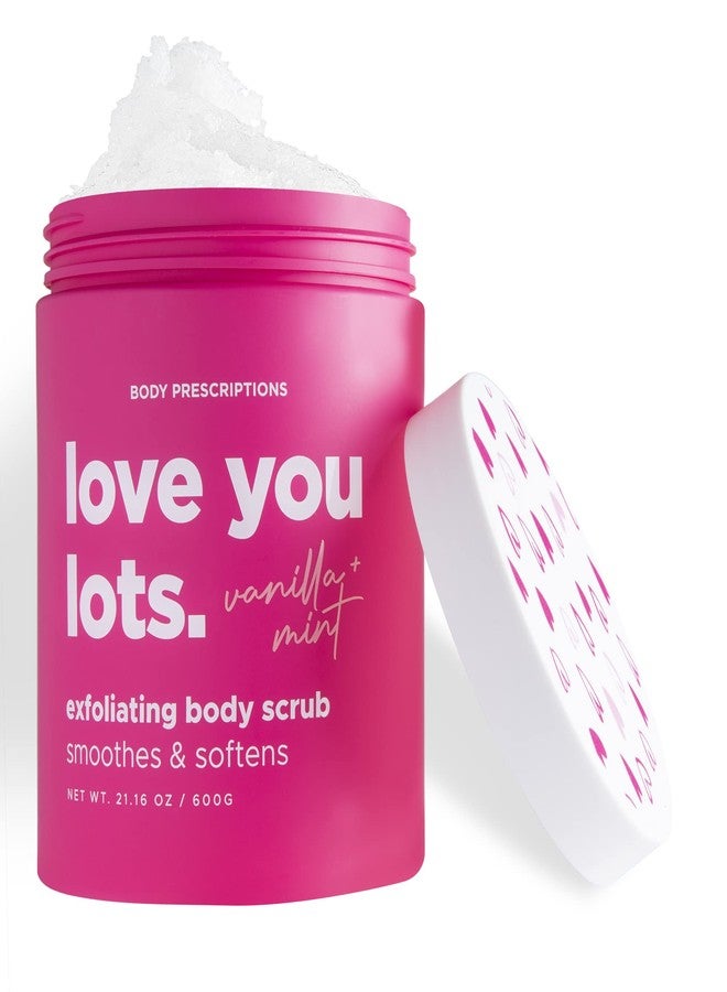 Body Prescriptions Exfoliating Body Scrub - Body Cleanser for Nourished, Ultra-Smooth Skin, Vanilla and Mint (Love You Lots) - Image 1