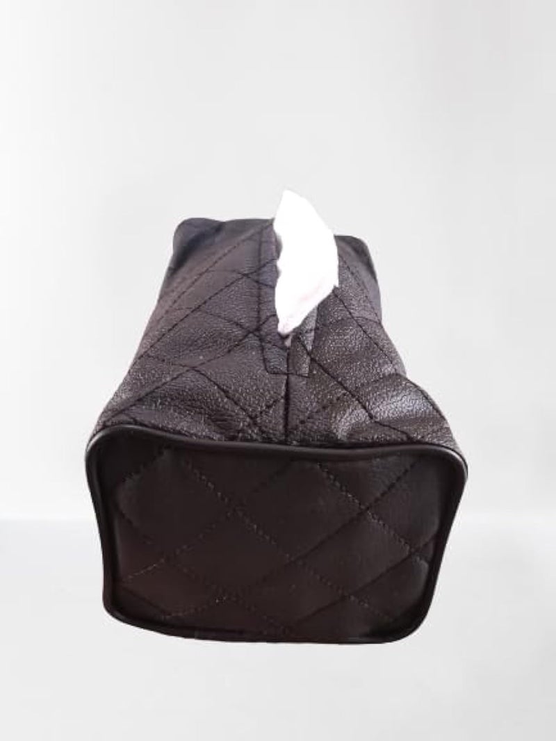 Car Luxury Tissue Holder, For Cars and Trucks, Leather