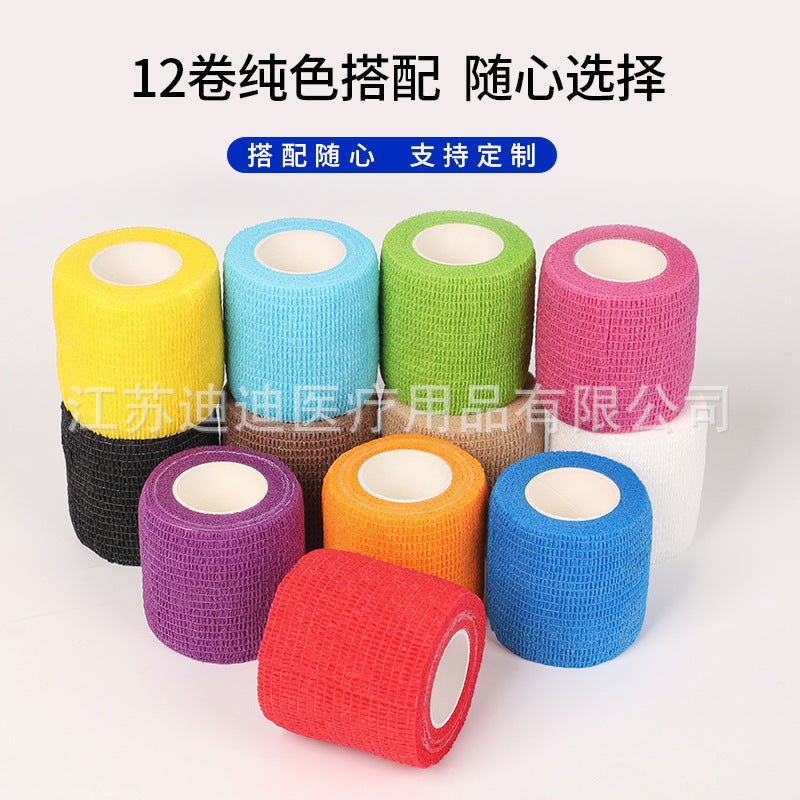 Sports Bandage Breathable Elastic Self-Adhesive Bandage Elastic Bandage Non-Woven Pet Bandage Finger Protection Bandage - Image 3